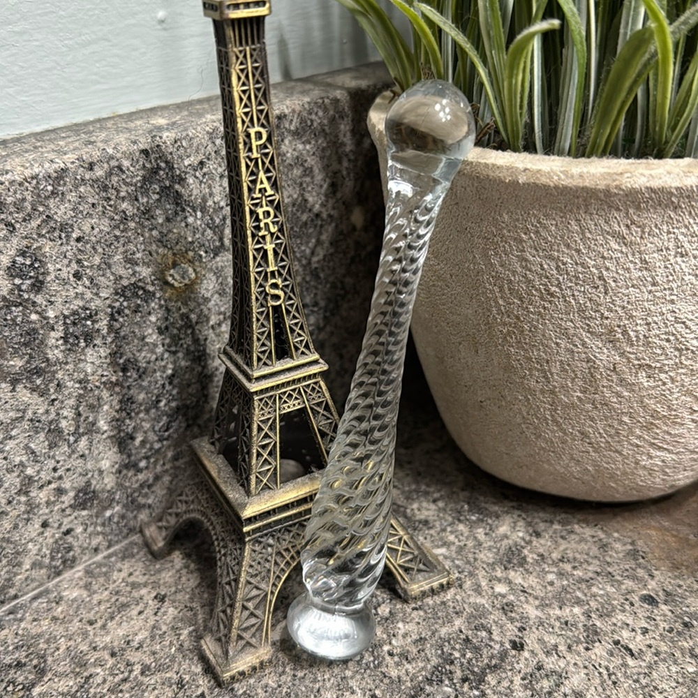 1930’s Cambridge Glass Crystal Cocktail Muddler-EUC-Vintage BarWare